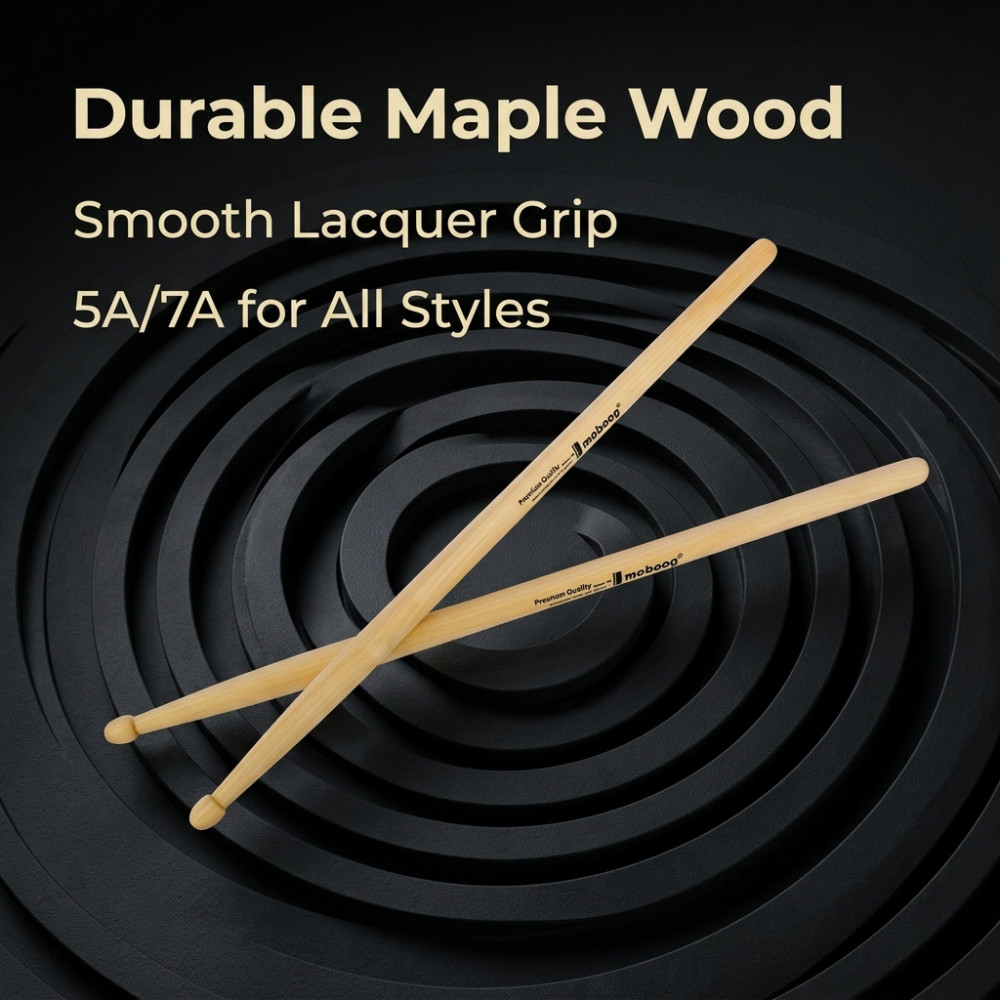 Musical Instrument Jazz - Professional Drums 5A 7A Walnut Drums