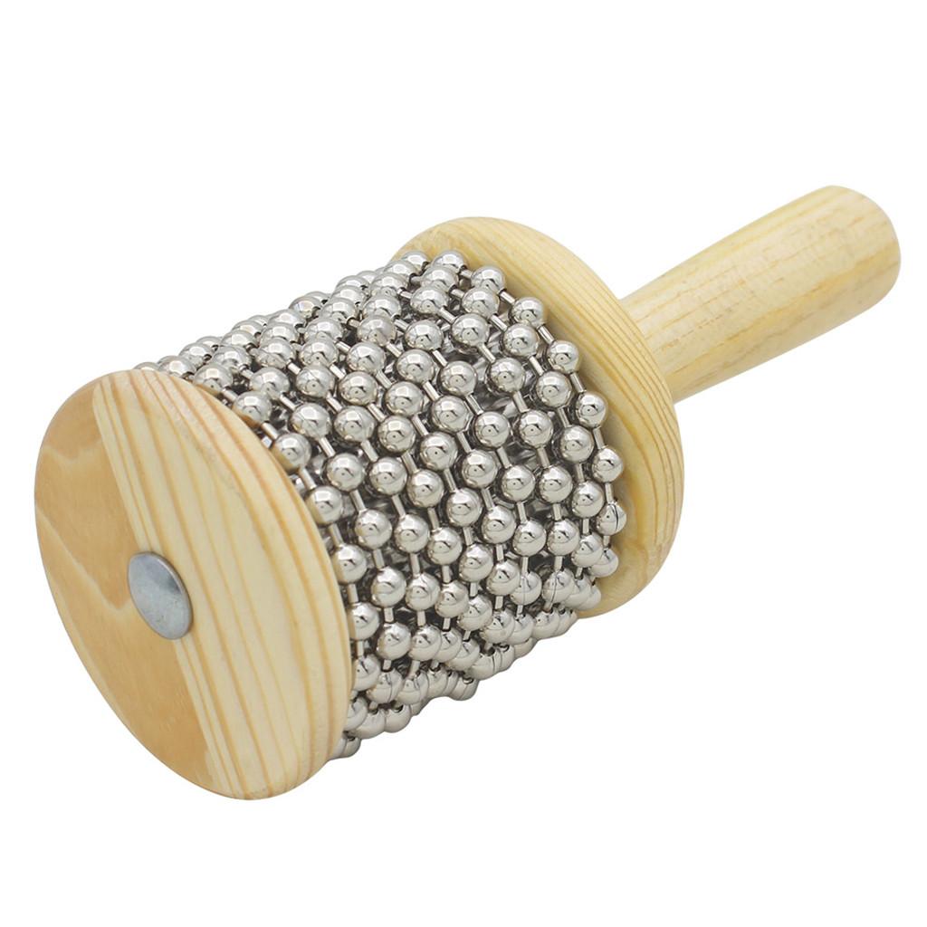 Cabasa Shaker Rattle - Hand Shaker Wooden Cabasa Latin Percussion