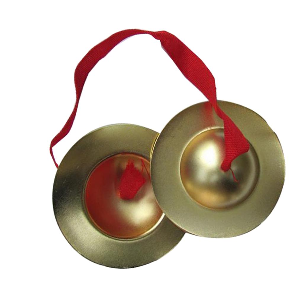 Musical Instrument Zills - Kids Copper Finger Cymbal Percussion Crash