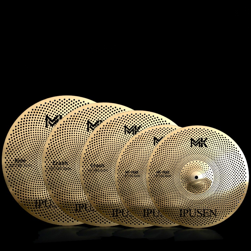 Musical Instrument Jazz - Quiet Jazz Drum Cymbals Set Weak