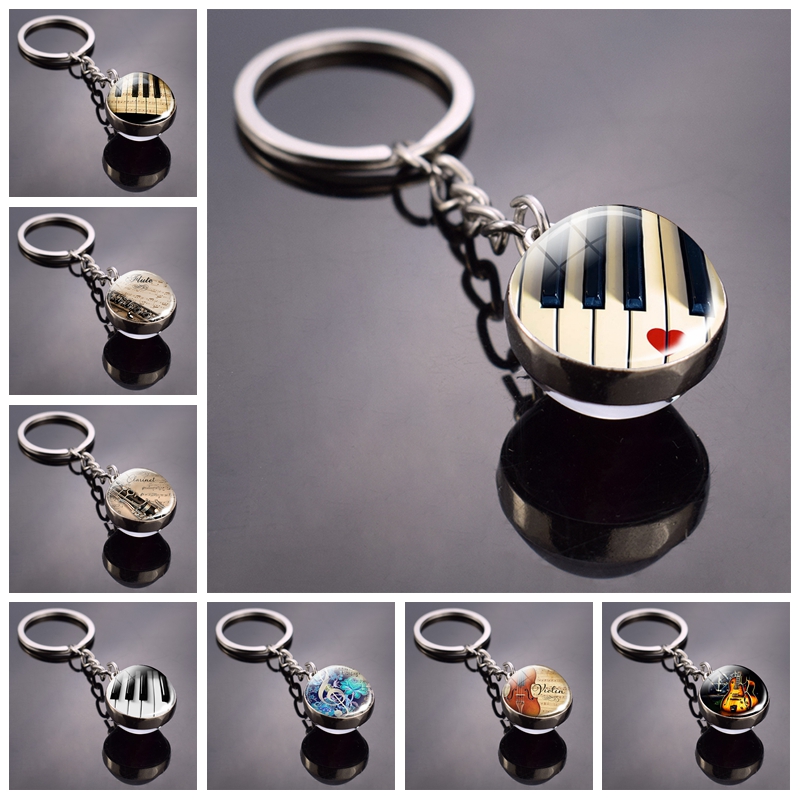 Musical Instrument All - Piano Keychain Music Instruments Cleft Picture