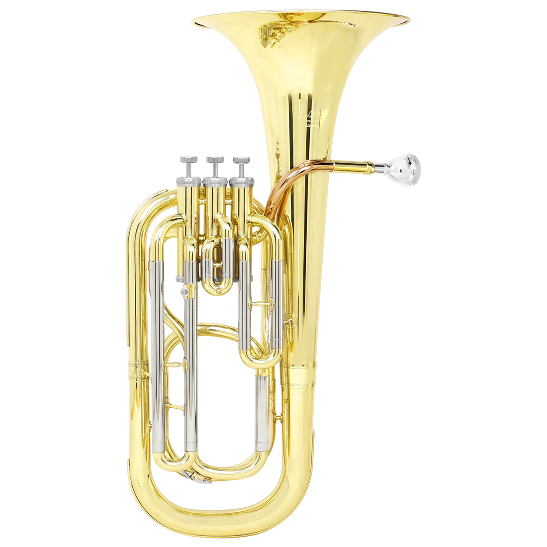 SLADE Bb Baritone Horn 3-key V - Musical Instrument Jazz 评论和价格