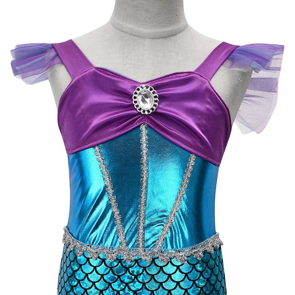 Girls Ariel Cosplay Siren Clot - Musical Instrument Trombone 评论和价格