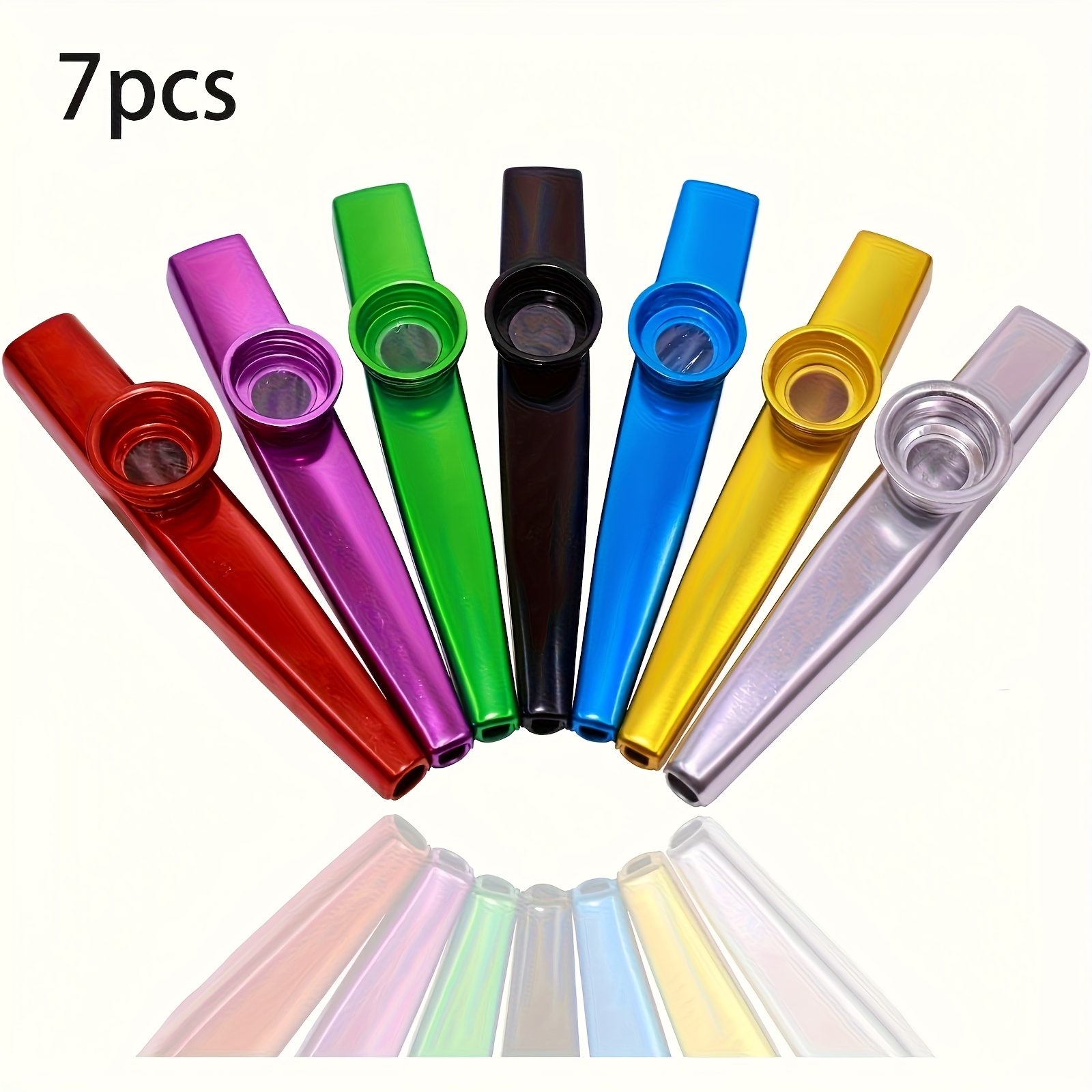 7pcs Metal Kazoos Simple Desig - Musical Instrument Ukulele 评论和价格