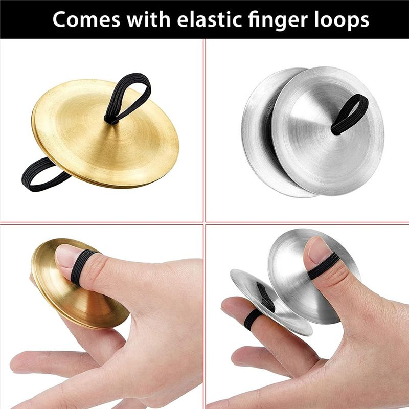 AEF6-Finger Cymbals Belly Danc - Musical Instrument Zills 评论和价格
