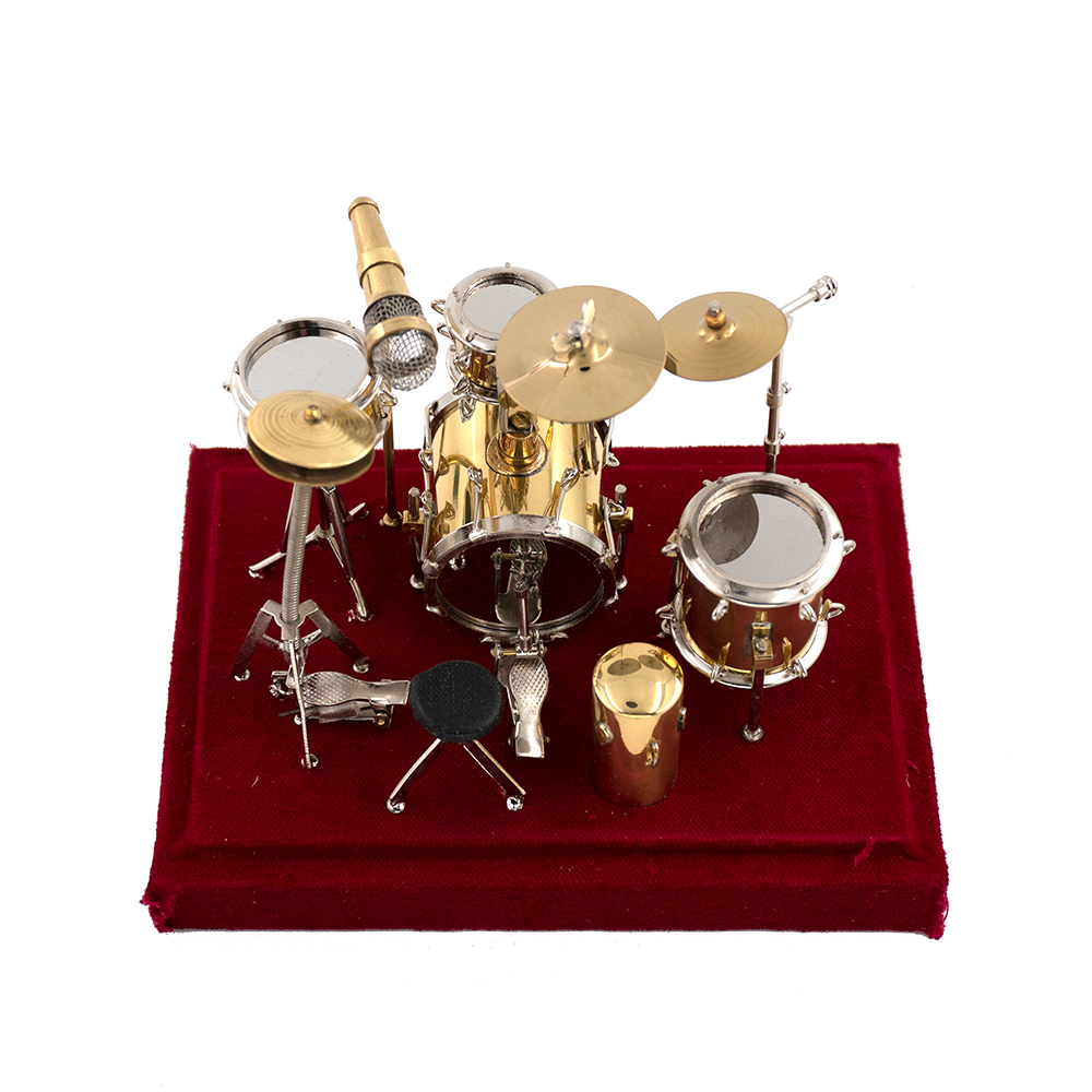 Miniature Jazz Drum Kit Model  - Musical Instrument Jazz 评论和价格