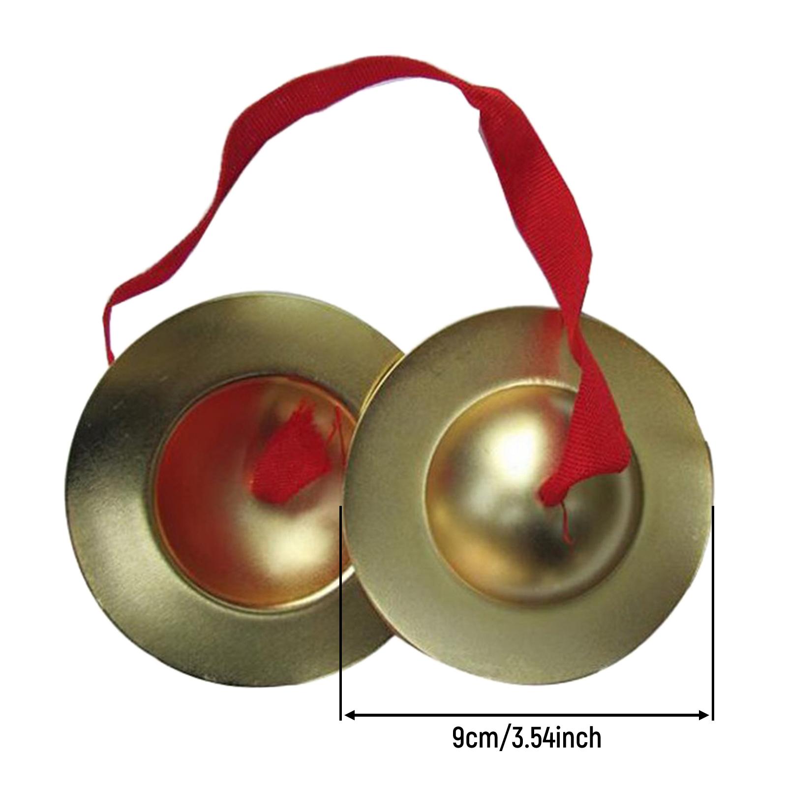 Kids Copper Finger Cymbal Perc - Musical Instrument Zills 评论和价格