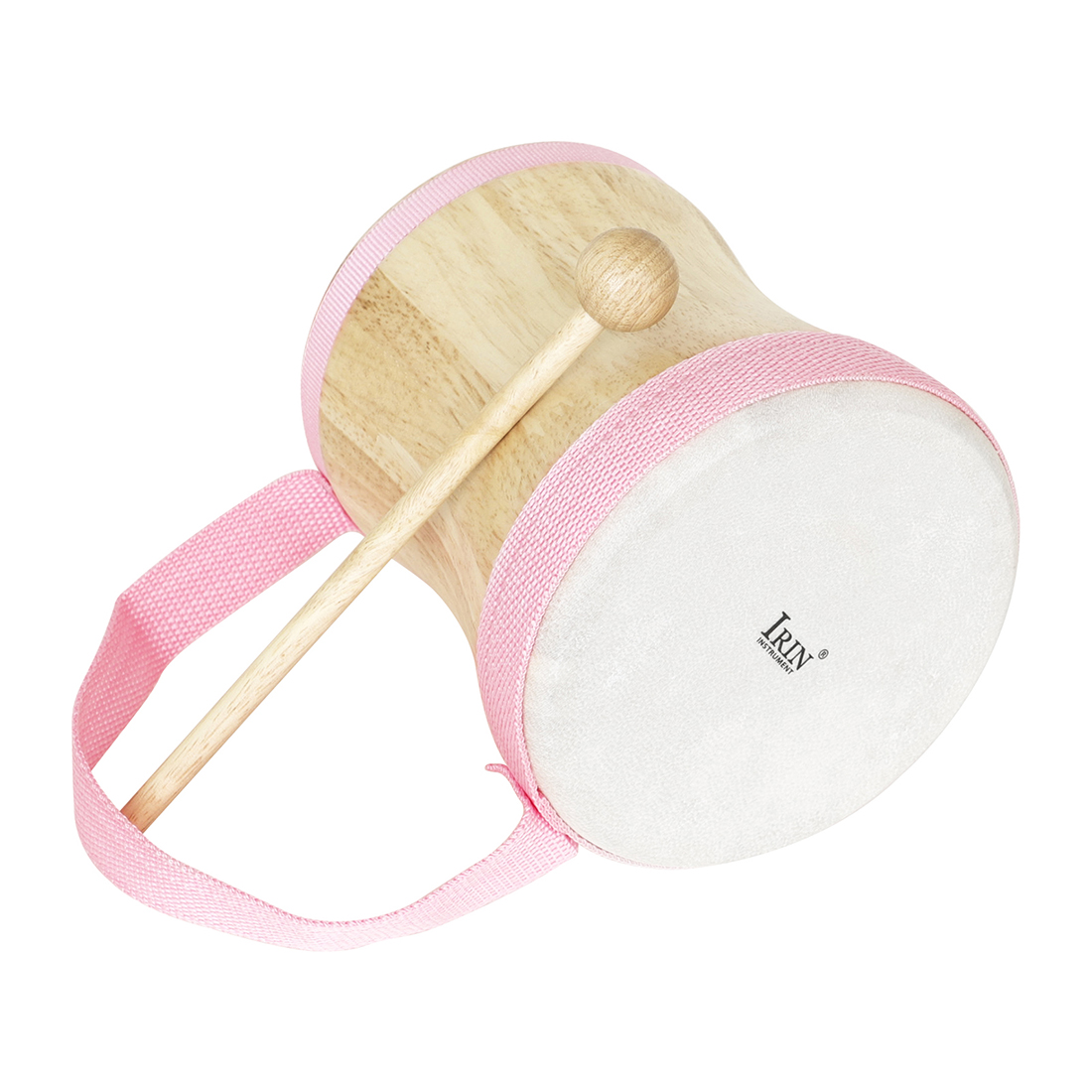 Kids Wooden Hand Drum with Goa - Musical Instrument All 评论和价格