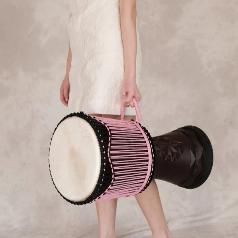 12 Inch Djembe Mahogany Africa - Musical Instrument All 评论和价格