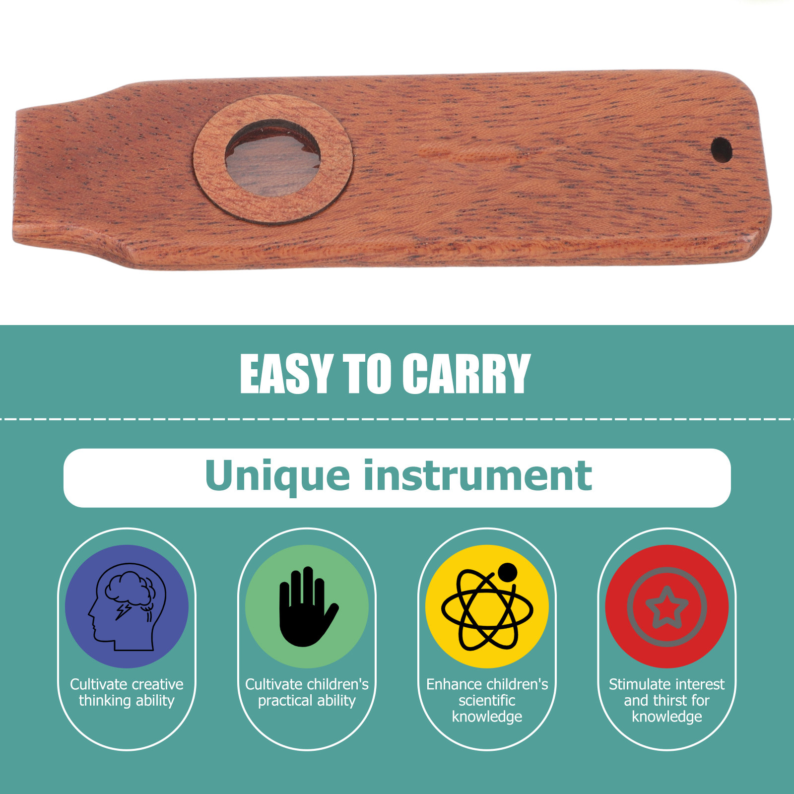 1Set Wood Kazoo Musical Instru - Musical Instrument All 评论和价格