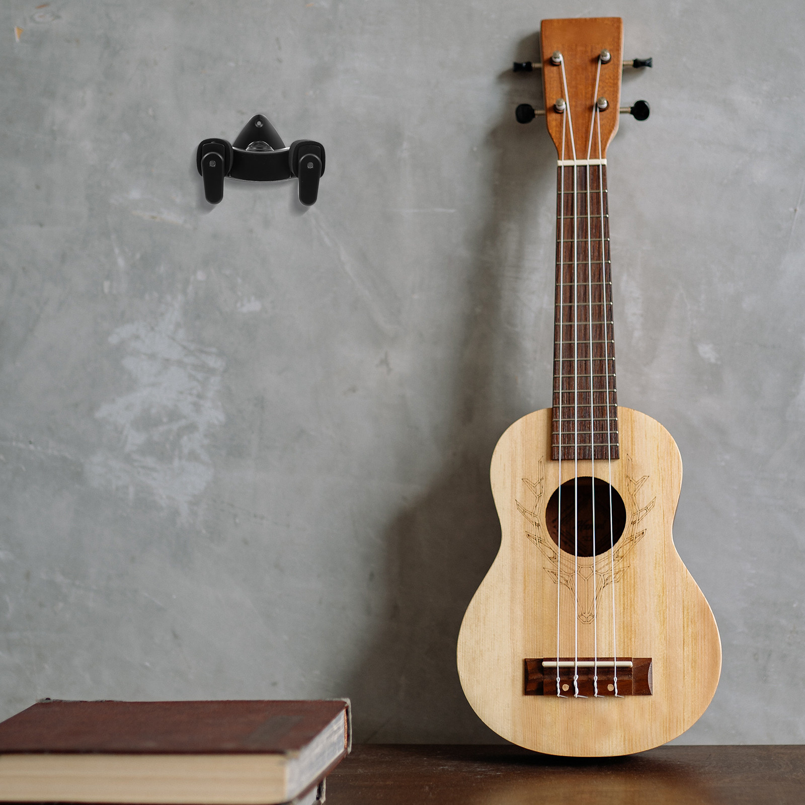1Set Guitar Wall-Mounted Hange - Musical Instrument Ukulele 评论和价格