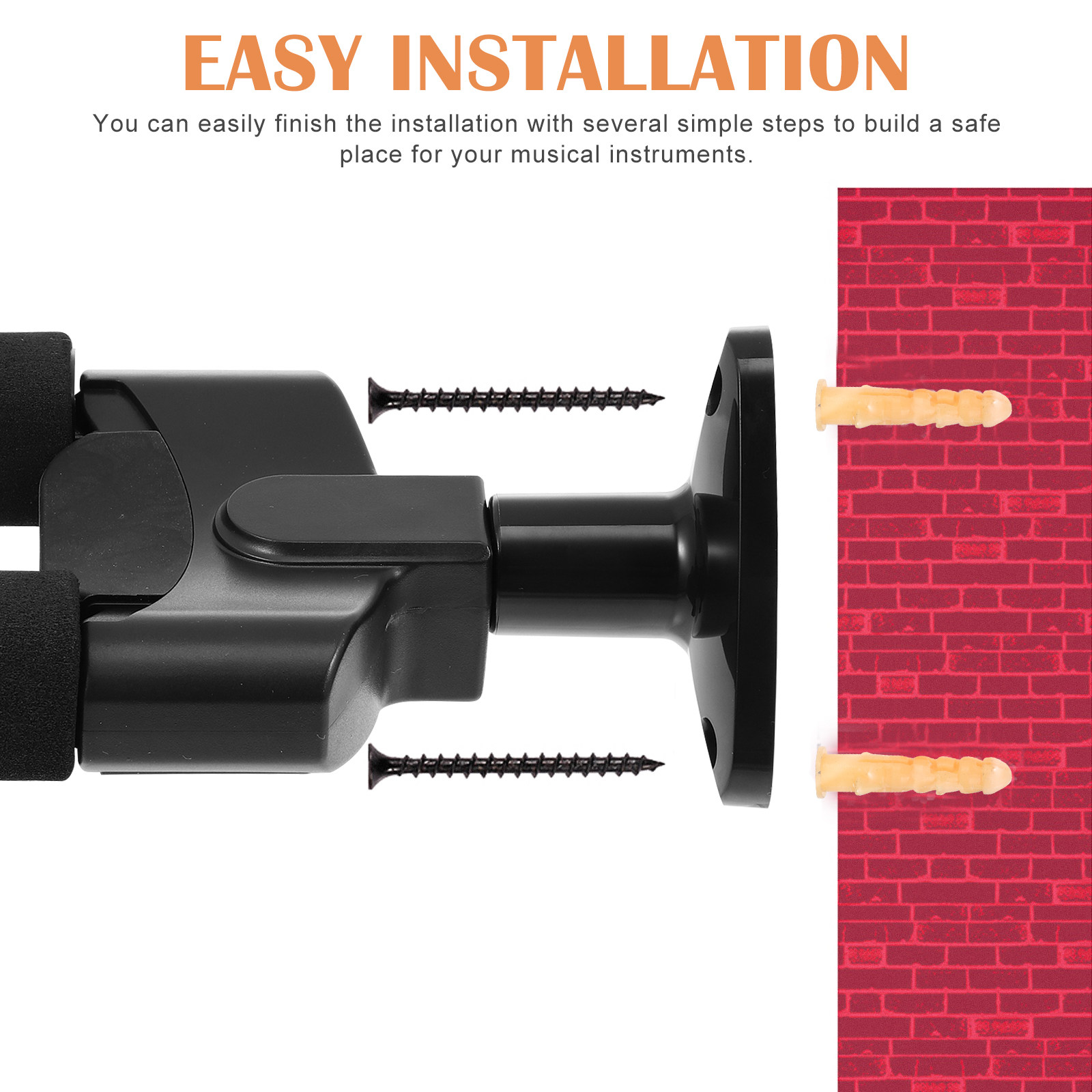 1Set Guitar Wall-Mounted Hange - Musical Instrument Ukulele 评论和价格